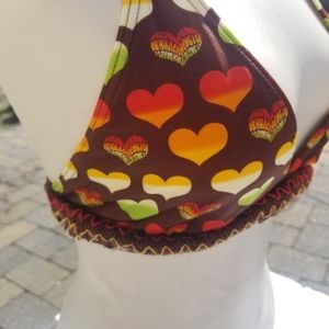 Billabong VINTAGE bathing swimsuit top Medium